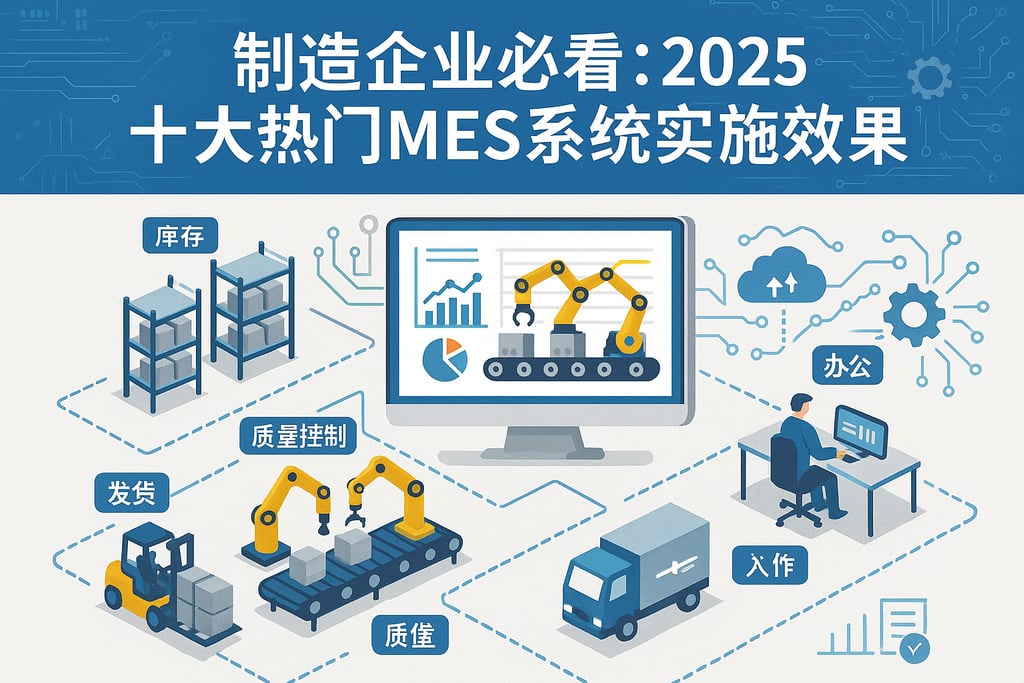 制造企业必看：2025 年十大热门 MES 系统实施效果测评